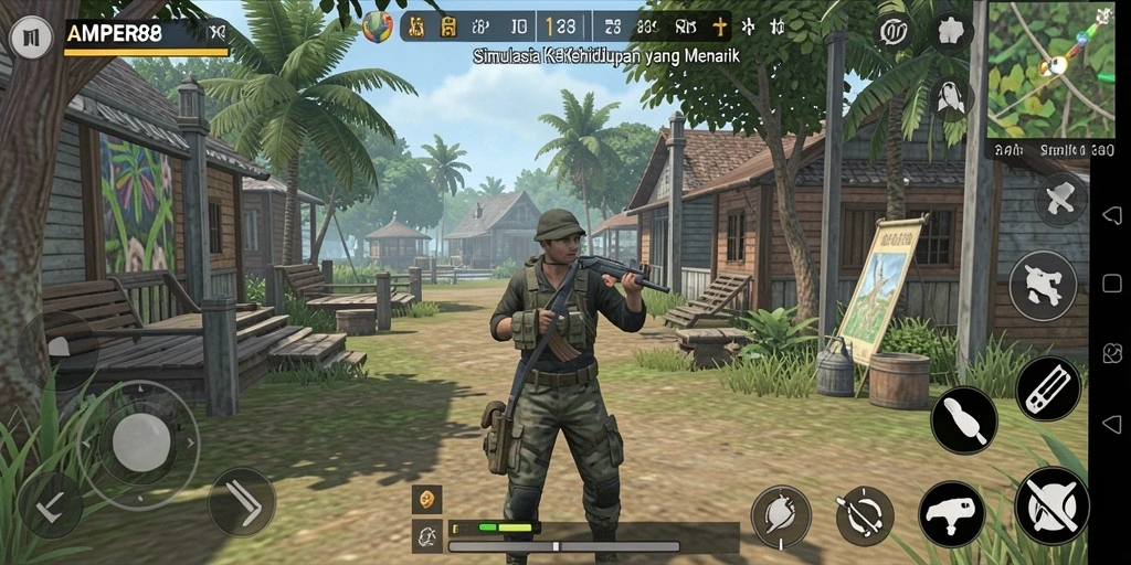 Tampilan gameplay AMPER88 yang menarik dan interaktif.
