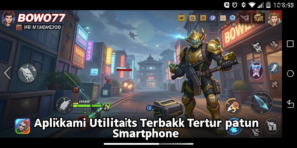 Tampilan antarmuka BOWO77 yang sederhana dan berfungsi.