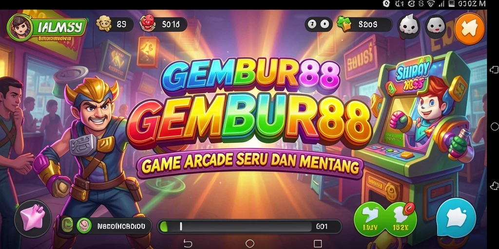 Tangkapan layar gameplay GEMBUR88 menampilkan aksi cepat dan grafis menarik.