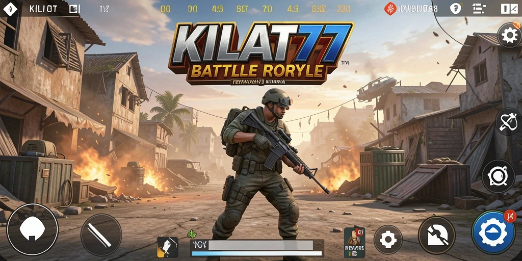 Gameplay KILAT77 yang intens dan seru di medan pertempuran.