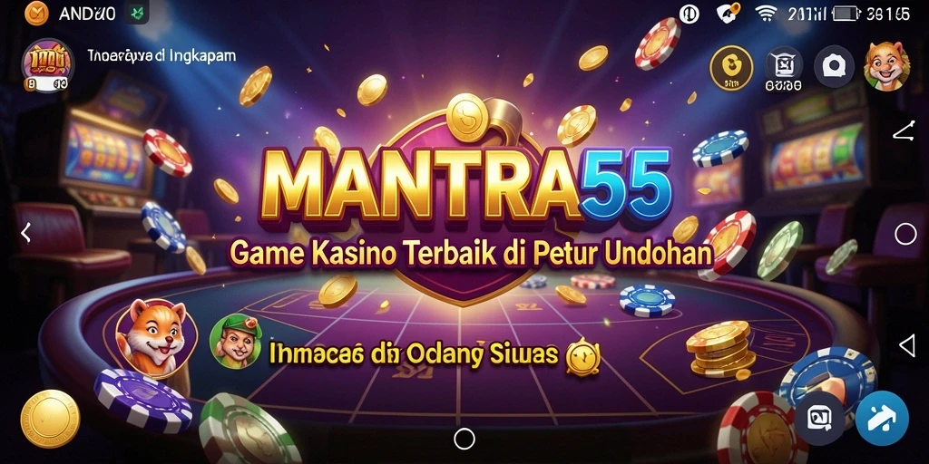Tampilan menarik dari gameplay Kasino di MANTRA55.