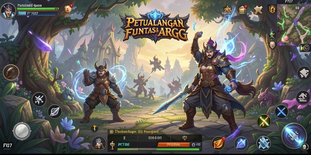 Screenshot PT707 menampilkan aksi seru dalam pertarungan ARPG yang mendalam.