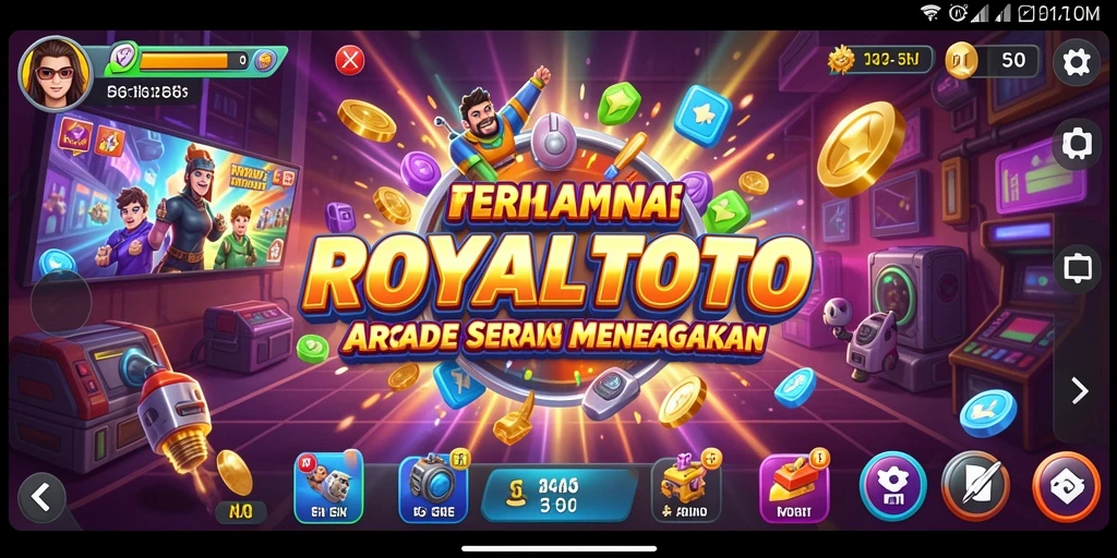 Screenshot gameplay ROYALTOTO dengan aksi seru dan grafik memukau.