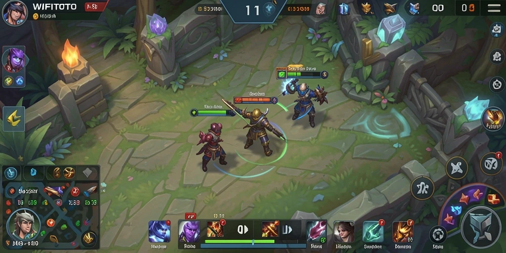 Tampilan gameplay seru dan strategis dari WIFITOTO.