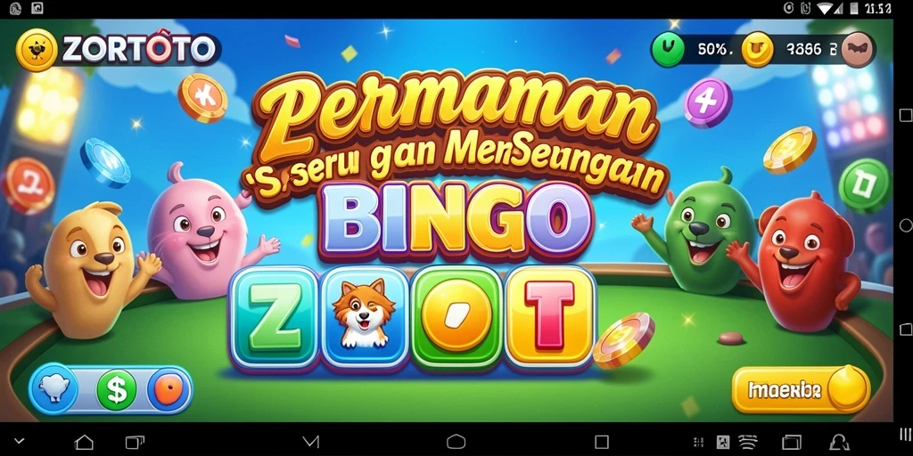 Tampilan screenshot gameplay ZORTOTO yang penuh warna dan interaktif.
